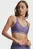 Женский фиолетовый топ UA Crossback Low Bra